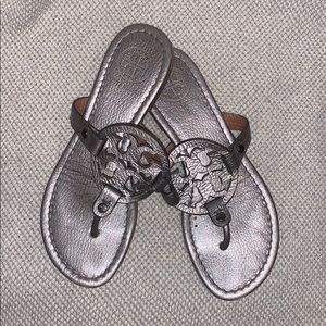 Tory Burch Miller metallic sandals